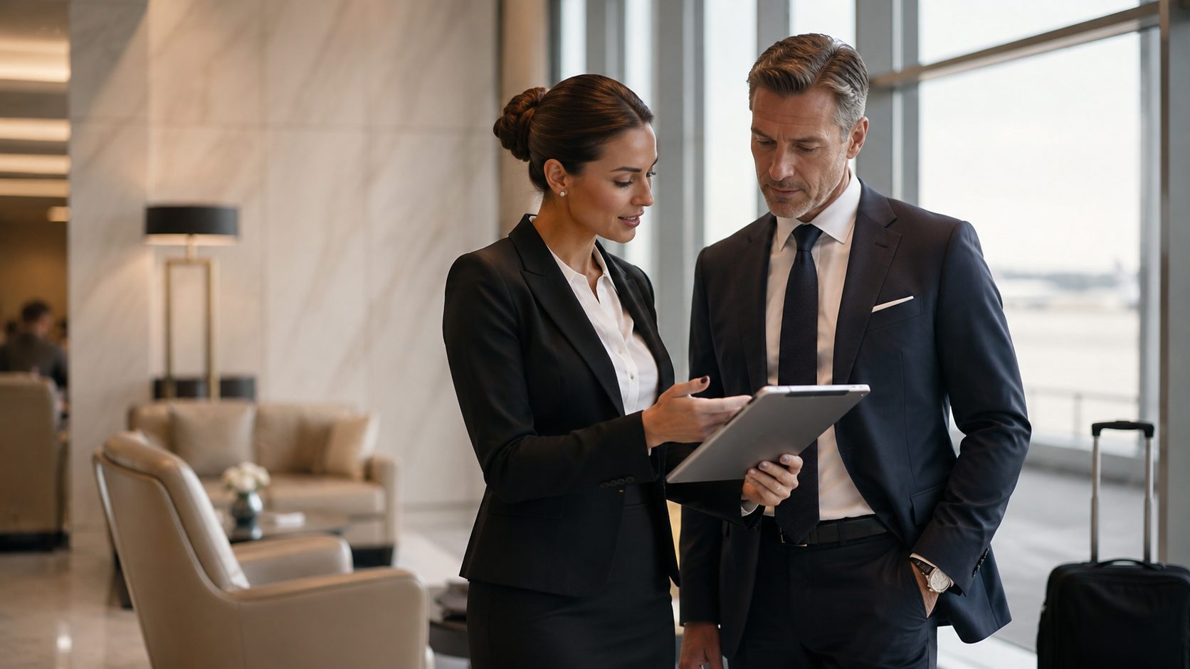 Executive assistant supporting a principal while traveling